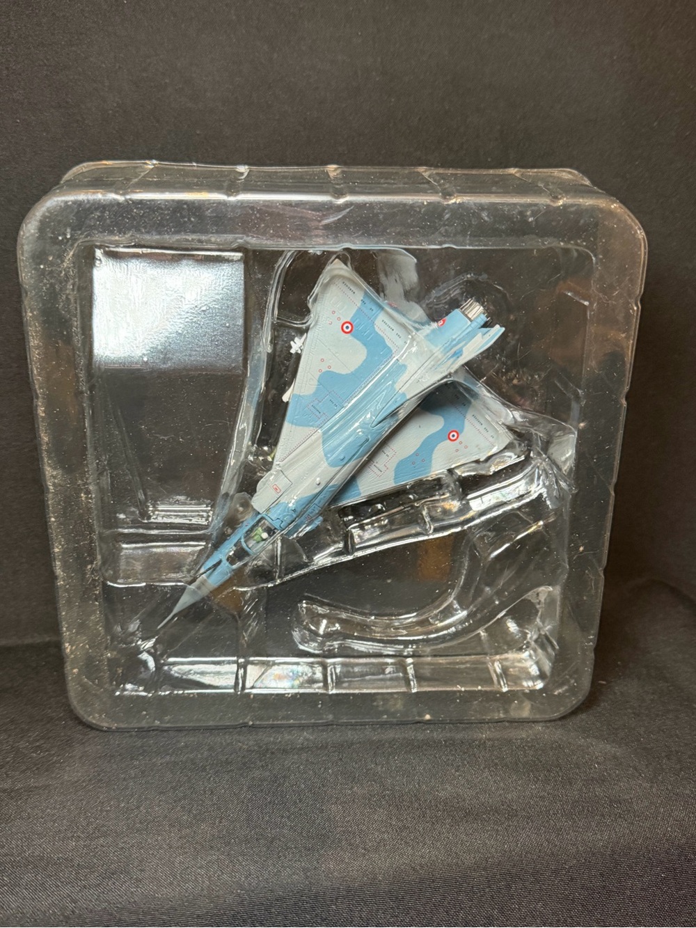 Dassault Mirage 2000 Diecast Military Airplane Armee de l'Air Blue Gray No Stand